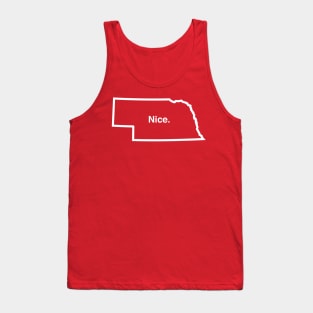 Nebraska NICE T-shirt by Corn Coast Tank Top